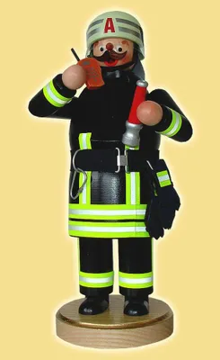Produktbild von Räuchermann Feuerwehrmann Höhe= 22cm NEU