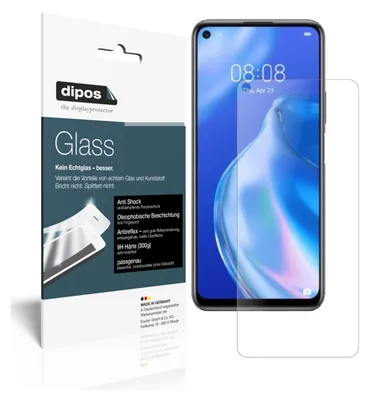 Obrázek produktu pro 2x ochranná fólie pro Huawei nova 7 SE matná - anti-shock 9H fólie dipos Glass plastové sklo
