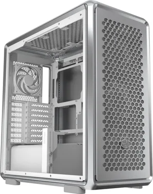 Produktbild von Cooler Master MasterFrame 600, Midi Tower, PC, Silber, ATX, ITX, micro ATX, Aluminium, SGCC, Gehärtetes Glas, Gaming