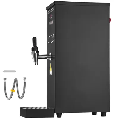 Produktbild von SucceBuy Gewerblicher Heißwasserspender 10 L, 1,5 kW Elektrischer Wasserkocher mit Edelstahl 316 Heizrohr, Schnelle stufenweise Aufheizung 50 L/h für Cafés, Teestuben, Restaurants und Büros