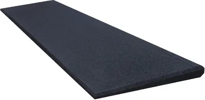 Produktbild von Bordsteinrampe Pro 25 mm hoch, Rampe aus Gummigranulat, hochverdichtet Auffahrrampe Türschwellenrampe LxBxH 1000x250x25mm schwarz
