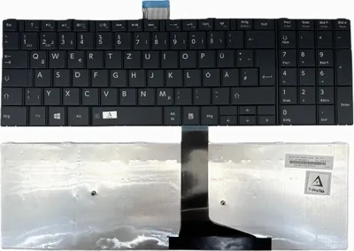 Produktbild von DE - Schwarz Tastatur ohne Beleuchtung Version1 kompatibel für Toshiba Satellite L50t-A