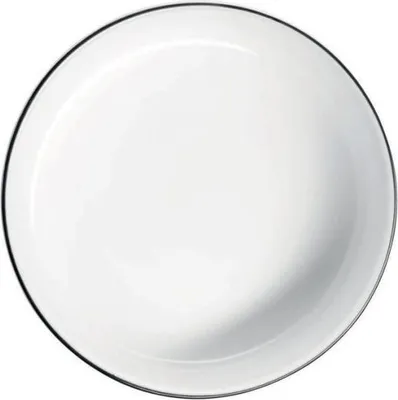 Image de Assiette à pâtes Ligne Noire - D 22 cm