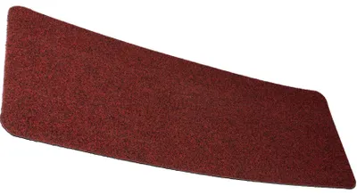 Produktbild von Schuhplatz POET Schuhparkplatz schmal Schmutzfangmatte Unifarben 35x60cm Kräusel Rot Robust