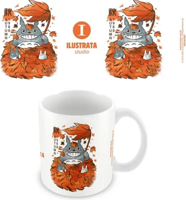 Image de Ilustrata - Tasse à café "My Neighbour Autumn" PM10327 (Taille unique) (Blanc/Rouge)