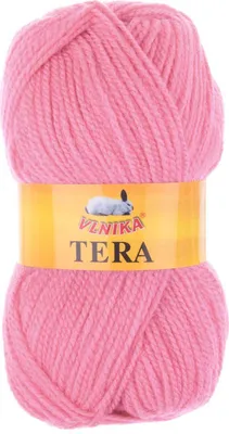 Produktbild von 100g Strickgarn TERA Uni Strickwolle Handstrickgarn Klassikgarn