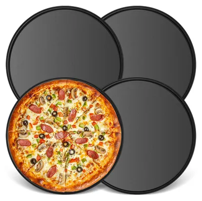 Pizzaplatten-Set, 4 Stück, 26 cm, antihaftbeschichtet