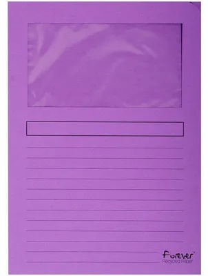 Image de Chemise à fenêtre Exacompta Forever, DIN A4, 120 g/m² recyclé, 220 x 310 mm, 100 pièces, fuchsia