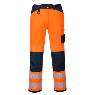Produktbild von Portwest PW340 PW3 Warnschutz-Arbeitshose Orange/Navy Gr. 33