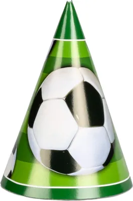 Produktbild von Fußball-Geburtstagsparty-Kappen, 8 Stk.