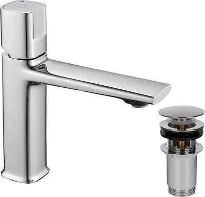 Immagine prodotto di Miscelatore per lavabo basso con presa LAVEO Tores cromo