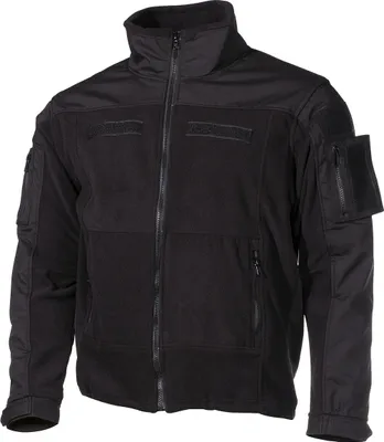 Produktbild von MFH Fleece Jacke "Combat" schwarz Gr.M