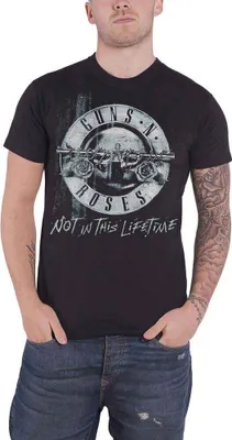 Produktbild von Guns N Roses - "Not in this Lifetime Tour Xerox" T-Shirt für Herren/Damen Uni RO1598 (L) (Schwarz)