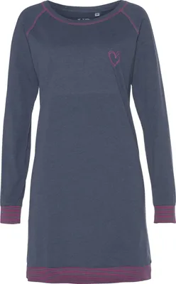 Produktbild von Vivance Dreams Nachthemd jeansblau-meliert Größe 44/46
