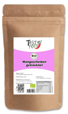 Produktbild von Tasty Pott Mango getrocknet - im Beutel - 1 Beutel