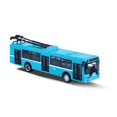 Obrázok produktu pre Kovový trolejbus DPO Ostrava modrý 16 cm