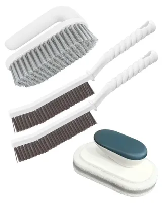 Reinigungsbürsten-Set, 4-teilig, für Bad, Fliesen, Dusche, Küche