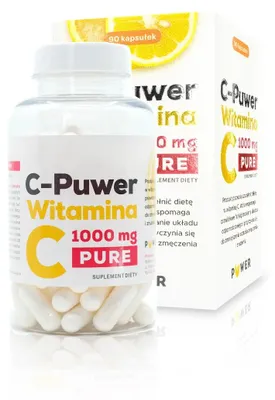 Obrázok produktu pre Puwer C-PUWER Vitamín C ČISTÝ 1000 mg, 90 kapsúl