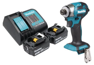 Image de Makita DTD 173 SF Clé à choc sans fil 18 V 180 Nm 1/4" Brushless + 2x batterie 3,0 Ah + chargeur