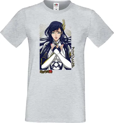 Zdjęcie produktu dla Męska Koszulka Anime Manga Record Of Ragnarok, Man 3XL / Сив Меланж
