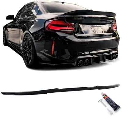 Produktbild von Heckspoiler Ducktail schwarz glänzend für BMW 2er F22 Coupe 2013-2022