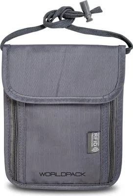 Zdjęcie produktu dla Worldpack Saszetka na szyję z ochroną RFID 14 cm