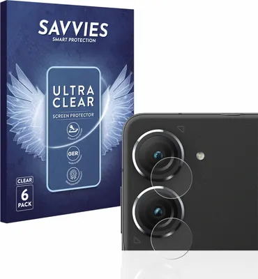 Produktbild von 6x Für ASUS ZenFone 9 (NUR Kameraschutz) Schutzfolie Savvies Displayschutz Display Schutz Folie Klar Transparent