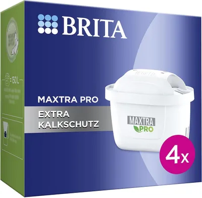 Zdjęcie produktu dla Wkład filtrujący Brita 4 Maxtra Pro z dodatkową ochroną przed osadzaniem się kamienia (opakowanie 1 szt.)