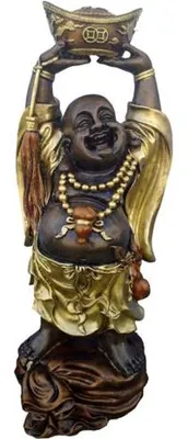 Obrázok produktu pre Šťastný Budha Dekoratívna figúrka Socha 65 cm Figúrky Sochy Sochy (B40)