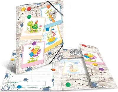 Produktbild von Sammelmappen A3 Karton Sandkastenfreunde Packung mit 3 Stück