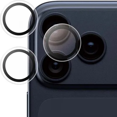 Produktbild von PanzerGlass SAFE. by ® Kameraschutz Transparent iPhone 17 Pro | iPhone 17 Pro Max | iPhone 16 Pro | 16 Pro Max, Apple, Apple - iPhone 17 Pro, Apple - iPhone 17 Pro Max, Apple - iPhone 16 Pro, Apple - iPhone 16 Pro Max, Trockene Anwendung, Kratzresistent, Schockresistent, Transparent, 1 Stück(e)