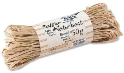 Produktbild von Folia Raffia-Naturbast natur