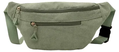 Produktbild von Cord Gürteltasche für Damen und Herren mit verstellbarem Gurt