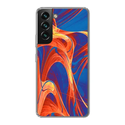 Produktbild von MuchoWow® Handyhülle Schutzhülle Hülle für Samsung Galaxy S22 Kunst - Wellen - Farbe - Psychedelisch Silikon Softcase Handy Hülle - Mobiltelefonhülle
