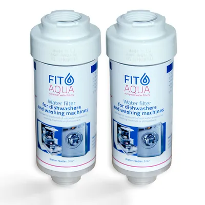 Obrázok produktu pre 2 x vodný filter FitAqua WSM pre práčku, umývačku riadu