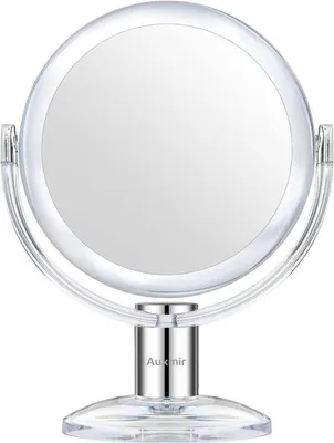 Produktbild von Famanu Make-upspiegel mit 1X/10X Vergrößerung - drehbar, ideal für Gesichtspflege