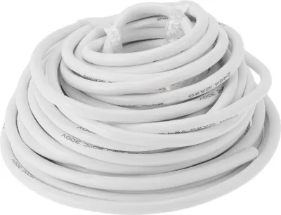 Produktbild von Elektrische Masseleitung Automobil-Stromleitung 59FT Weiß TC 1 Stück 12AWG 3 Leiter Vollständig isoliert & Soft-Touch-Mantel Universal