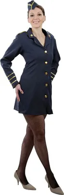 Produktbild von Kostüm Stewardess Flugbegleiterin Stewardesskostüm 34 - 44, Größe:34/36