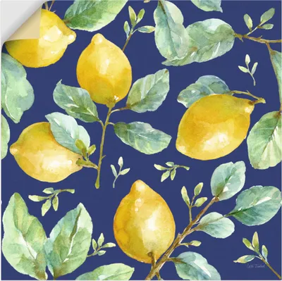Produktbild von ARTland Wandbild, selbstklebend Le Citron Pattern IB Größe: 40x40 cm