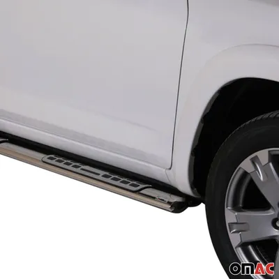 Zdjęcie produktu dla Listwy progowe ze stali nierdzewnej do Toyota RAV4 XA30 2010-2012 srebrne