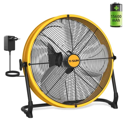 Produktbild von Kabellose Bodenventilator 40 cm - Aufladbare Ventilator mit leisem Betrieb (14 dB)