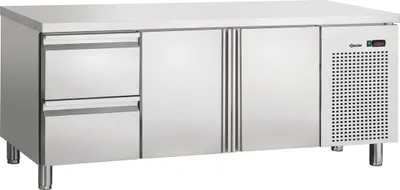 Produktbild von Bartscher Kühltisch S2T2-150 Umluft 2 Türen 2 Schubladen 1792x700x850 mm 0-10°C