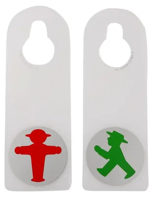 Produktbild von Türschild Wendeschild Dekoschild Türsteher in Weiß