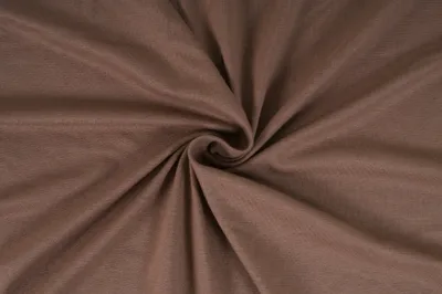 Obrázek produktu pro Úplet jednolíc s Elastanem, světle hnědá, tričkovina, látky, metráž / 50cm