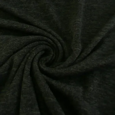 Produktbild von Strickstoff Meterware schwarz meliert 1,50m