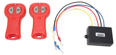Obrázek produktu pro Bezdrátové dálkové ovládání navijáku (12 V/24 V DC) – efektivní, rychlá odezva, vysoká bezpečnost – pro nákladní automobily, čtyřkolky a SUV