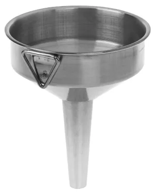 Edelstahl-Trichter 8 cm, breite Öffnung, für Flüssigkeiten