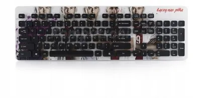Produktbild von Modecom K-LC-LK13-PL1 Tastatur PZPN Reprezentacja USB