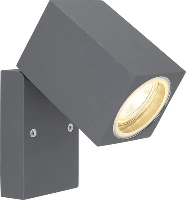 Produktbild von Globo Lighting Außenleuchte Aluminium Druckguss anthrazit, 1x GU10