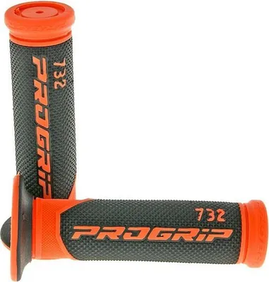 Produktbild von Lenkergriffe PROGRIP 732 Road schwarz orange 22+24mm Roller Moped Motorrad Quad